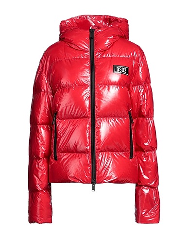 DSQUARED2 Impermeabile Rosso 100% Poliammide