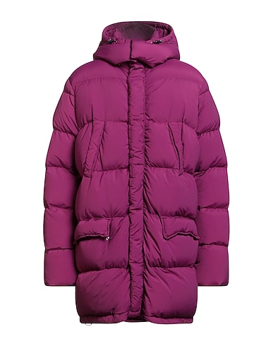 GRIFONI Shell  jacket Purple 92% Polyamide, 8% Elastane
