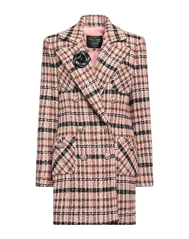 W LES FEMMES by BABYLON Coat Pink 55% Cotton, 27% Polyamide, 9% Wool, 9% Acrylic