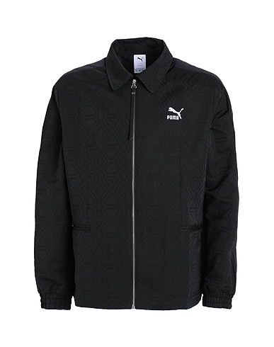 PUMA Jacket LUXE SPORT T7 Woven AOP Jacket Black 100% Polyester