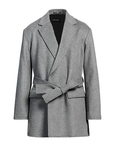 EMPORIO ARMANI Coat Grey 97% Virgin Wool, 3% Polyester