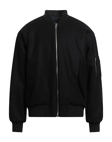 GRIFONI Bomber Black 80% Wool, 20% Polyamide