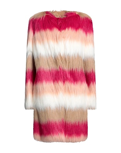 GIULIA N COUTURE Teddy Coat Camel 79% Acrylic, 21% Polyester