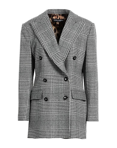 DOLCE&GABBANA Coat Black 100% Virgin Wool