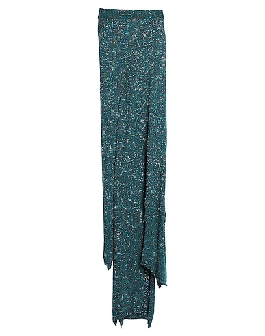 LOEWE Maxi Skirts Deep teal 54% Polyamide, 44% Polyester, 1% Elastane, 1% Polyurethane