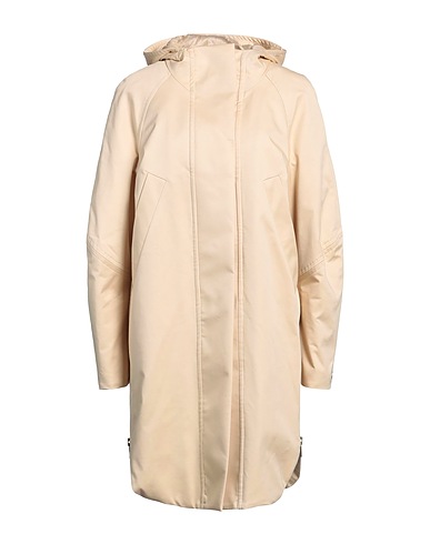 SEMICOUTURE Cappotto Beige 86% Cotone, 10% Poliestere, 4% Elastan