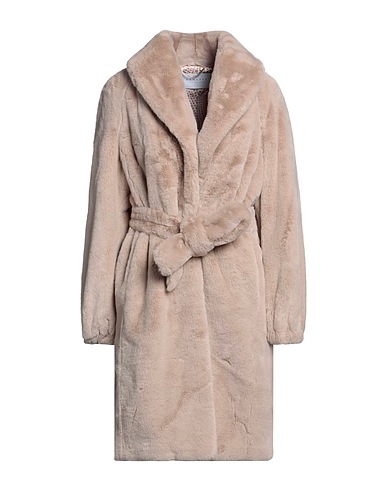 NENETTE Teddy Coat Beige 100% Polyester