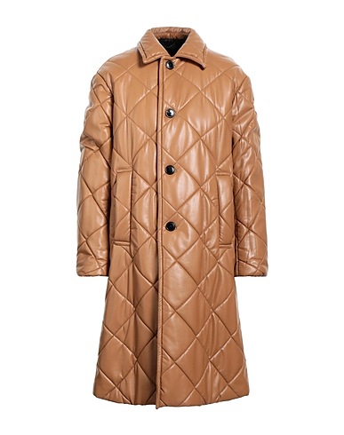 DRIES VAN NOTEN Coat Camel 47% Polyester, 27% Polyurethane, 21% Viscose, 5% Other Fibres