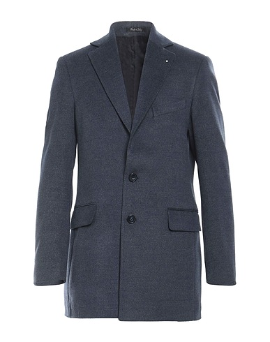 P. LANGELLA Mantel Taubenblau 68% Viskose, 28% Andere Fasern, 2% Wolle, 2% Elastan