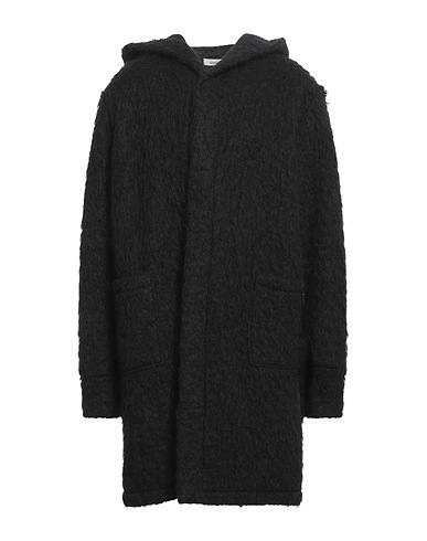 NOSTRASANTISSIMA Coat Black 47% Wool, 35% Polyester, 18% Acrylic