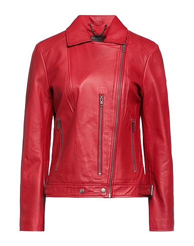 MUUBAA Biker jacket Red 100% Sheepskin