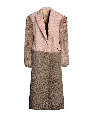UMA WANG Mantel Antikrosa 70% Mohairwolle, 17% Baumwolle, 9% Polyamid, 4% Wolle