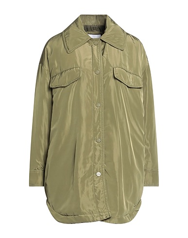 JAKKE Solid color shirts & blouses Military green 100% Recycled polyester
