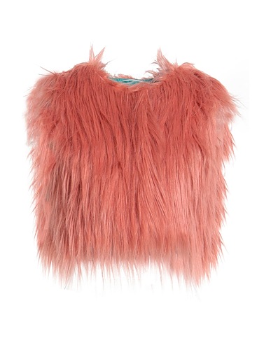 ALABAMA MUSE Teddy Coat Salmone 55% Modacrilico, 29% Acrilico, 16% Poliestere