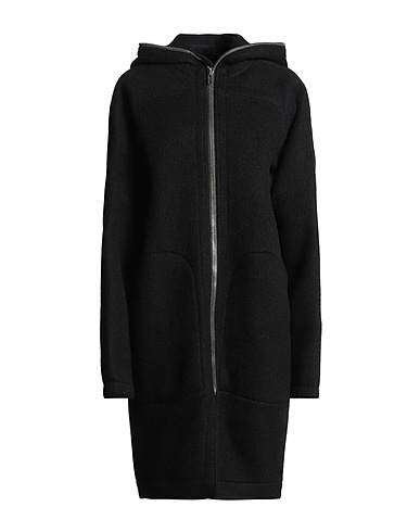 RICK OWENS Coat Black 60% Wool, 40% Alpaca wool