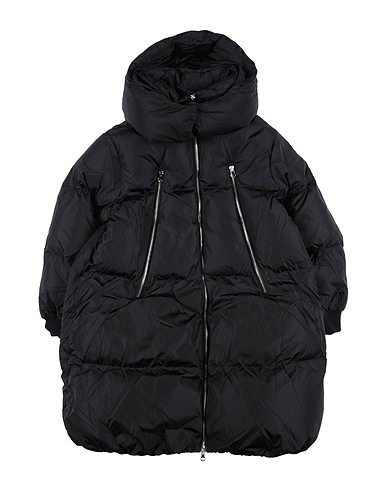 MM6 MAISON MARGIELA Piumino Nero 100% Poliammide, Poliestere, Cotone, Elastan