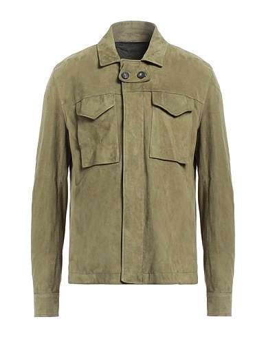 TAGLIATORE Jacket Military green 100% Lambskin