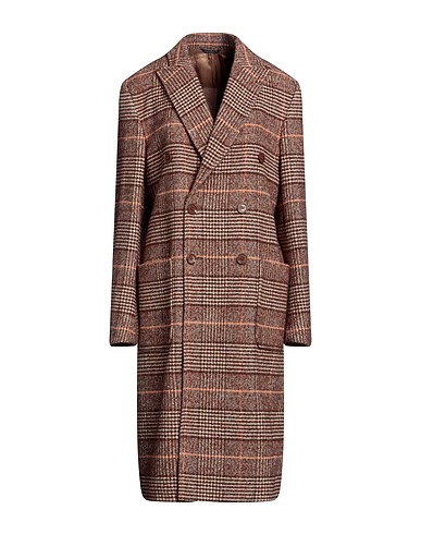 DANIELE ALESSANDRINI Cabanjacke & Zweireiher Braun 65% Polyester, 30% Acryl, 5% Andere Fasern