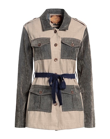 ALESSIA SANTI Jacket Sand 70% Polyester, 28% Viscose, 2% Elastane, Cotton