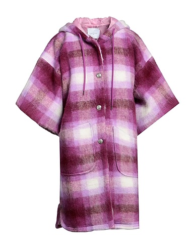 GAëLLE Paris Coat Purple 68% Wool, 32% Polyester