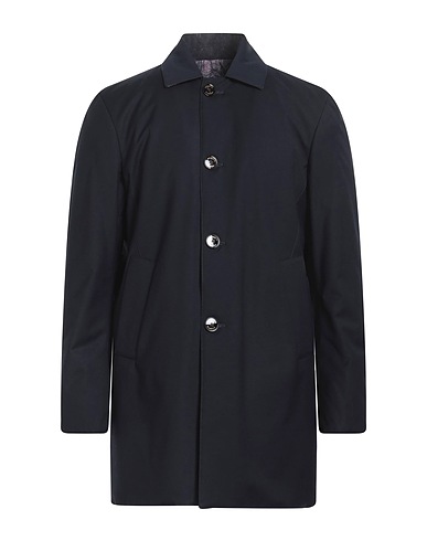 UNGARO Coat Midnight blue 67% Polyester, 28% Viscose, 5% Elastane