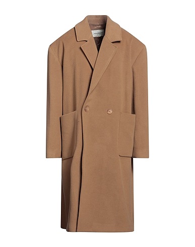 HINNOMINATE Coat Camel 85% Polyester, 12% Viscose, 3% Elastane