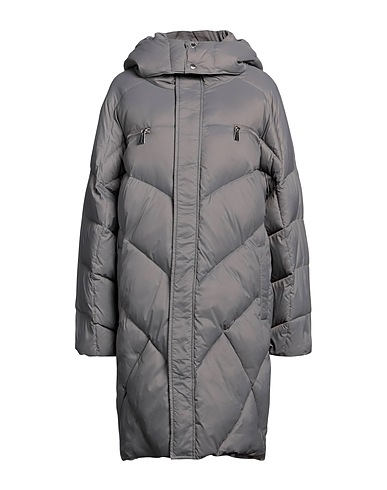 HINNOMINATE Shell  jacket Grey 100% Nylon, Polyester