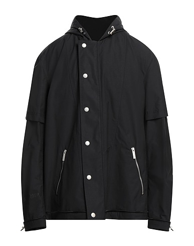 44 LABEL GROUP Jacket Black 58% Polyester, 42% Cotton