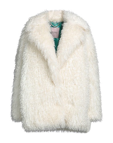 BECAGLI since 1944 Teddy Coat Off white 80% Mohair wool, 20% Polyamide