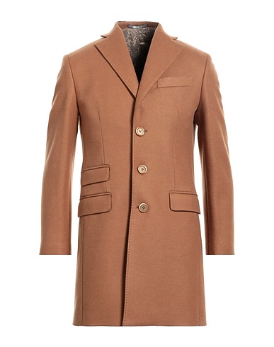 HAVANA & CO. Coat Beige 90% Polyester, 10% Wool
