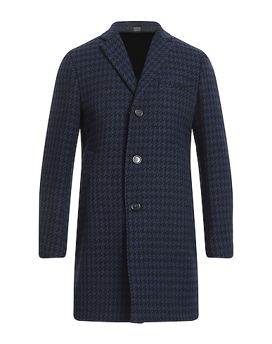 HAVANA & CO. Mantel Blau 60% Wolle, 30% Polyester, 5% Polyamid, 5% Andere Fasern
