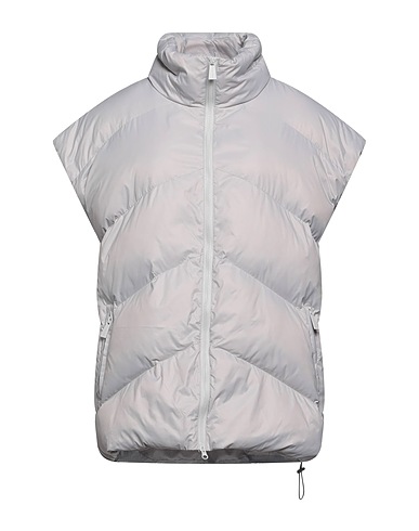 HINNOMINATE Gilet Light grey 100% Nylon, Polyester