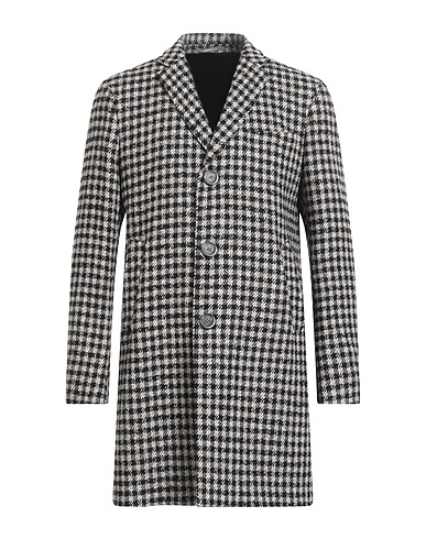 HAVANA & CO. Coat Black 44% Acrylic, 28% Polyester, 25% Wool, 3% Other Fibres