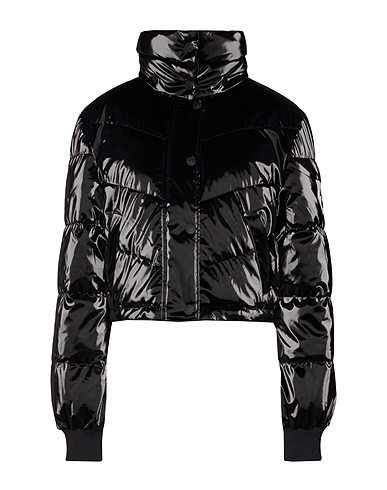 TRUE RELIGION Shell  jacket Black 100% Polyester