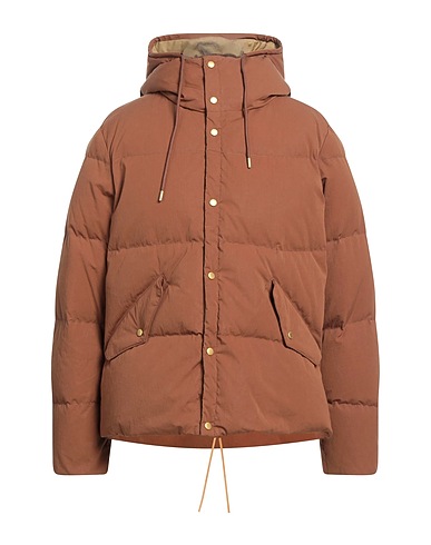 HOLUBAR Shell jacket Brown 86% Cotton, 14% Nylon