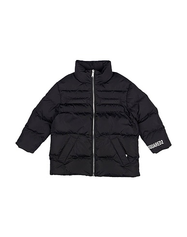 DSQUARED2 Shell  jacket Black 100% Nylon, Polyester, Cotton