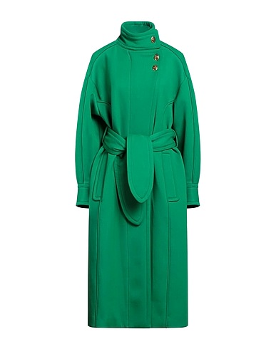 ZIMMERMANN Coat Green 53% Polyester, 46% Wool, 1% Elastane