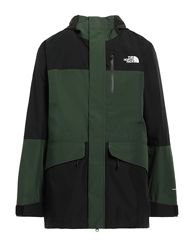 THE NORTH FACE Full-length jacket Dark green 100% Polyester