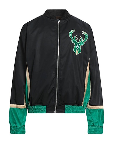 JUST DON Bomber Black 100% Polyester, Cotton, Viscose