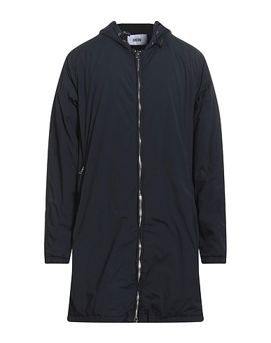 GRIFONI Full-length jacket Midnight blue 92% Polyamide, 8% Elastane