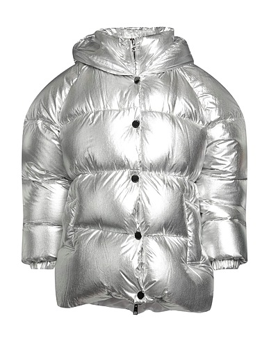 GOOSETECH Shell  jacket Silver 72% Polyamide, 28% Polyurethane