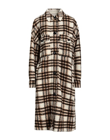 MARANT ÉTOILE Coat Beige 63% Wool, 33% Polyester, 4% Other Fibres