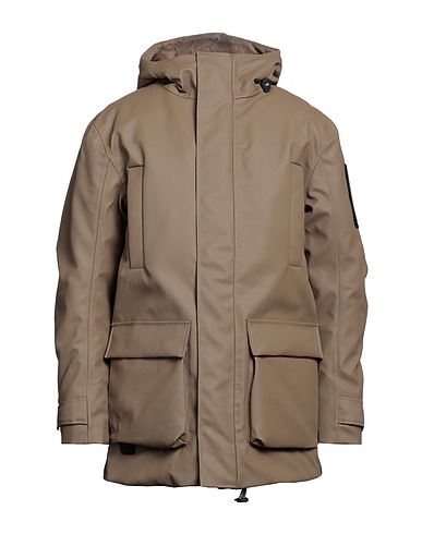 RAINS Coat Khaki 100% Polyester