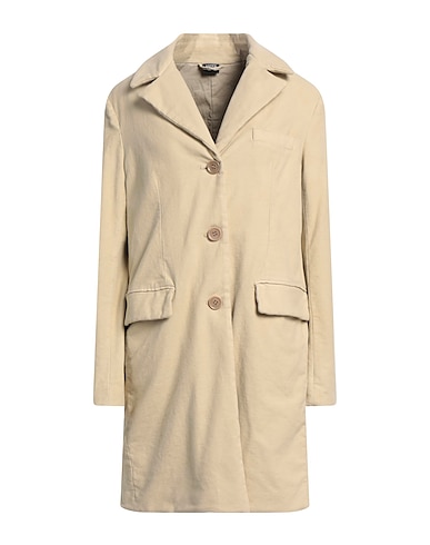 ASPESI Coat Beige 97% Cotton, 3% Elastane