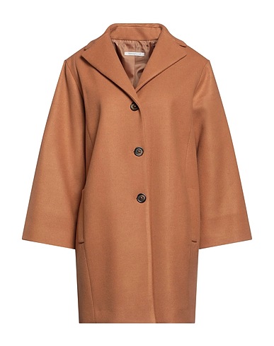 BIANCOGHIACCIO Cappotto Cammello 52% Acrilico, 42% Polietilene, 6% Lana