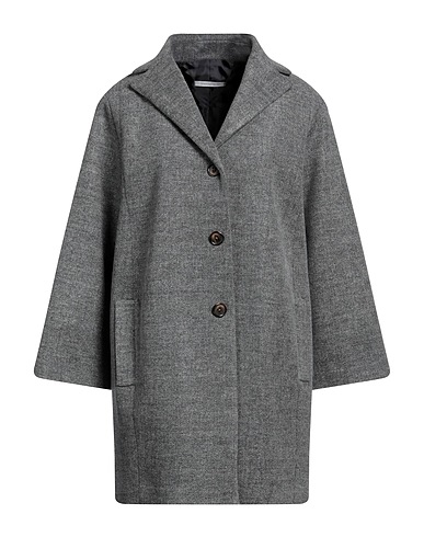 BIANCOGHIACCIO Coat Grey 52% Acrylic, 42% Polyethylene, 6% Wool