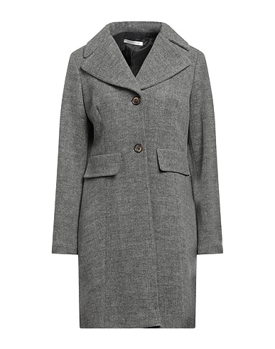 BIANCOGHIACCIO Coat Grey 52% Acrylic, 42% Polyethylene, 6% Wool