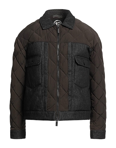 .12 PUNTODODICI Shell jacket Dark brown 100% Nylon