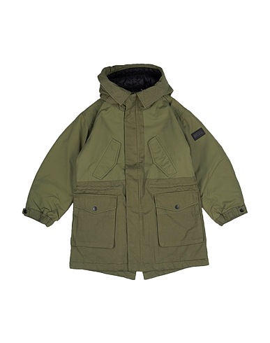 DIESEL Jacket Military green 100% Cotton