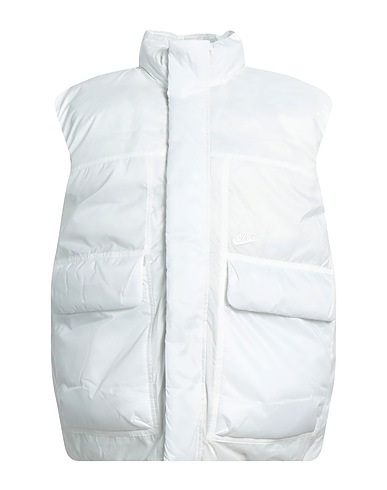 NIKE Shell jacket White 100% Polyester
